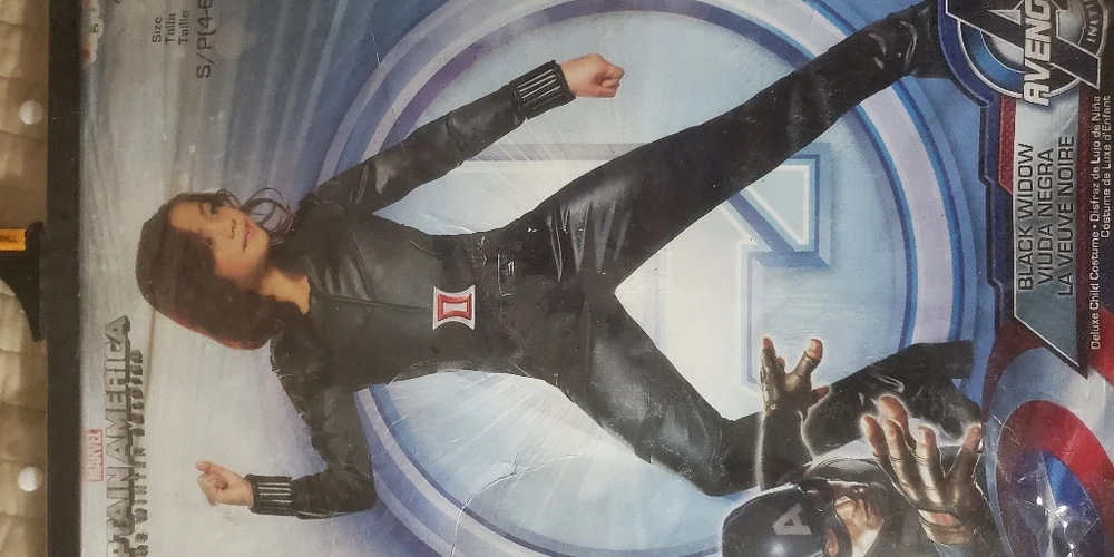 Marvel Black Black Widow Kids Superhero Costume - Picture 8 of 8